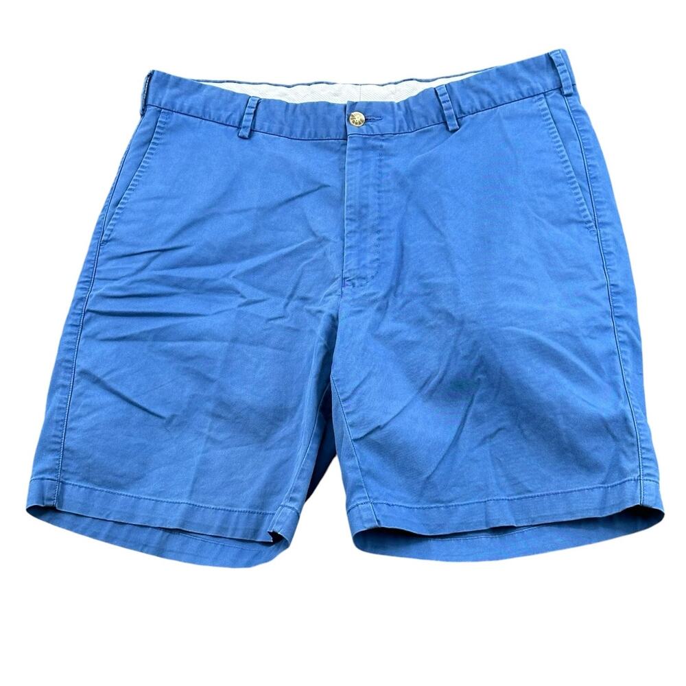 Peter Millar Shorts Men 35 Blue Soft Touch Twill Pima Cotton Stretch Golf Preppy